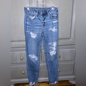 American eagle size 2 long mom jeans